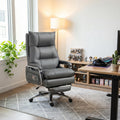 Executive chair, premium office chair, ergonomic reclining computer chair, leather，comfortable home chair for naps and leisure