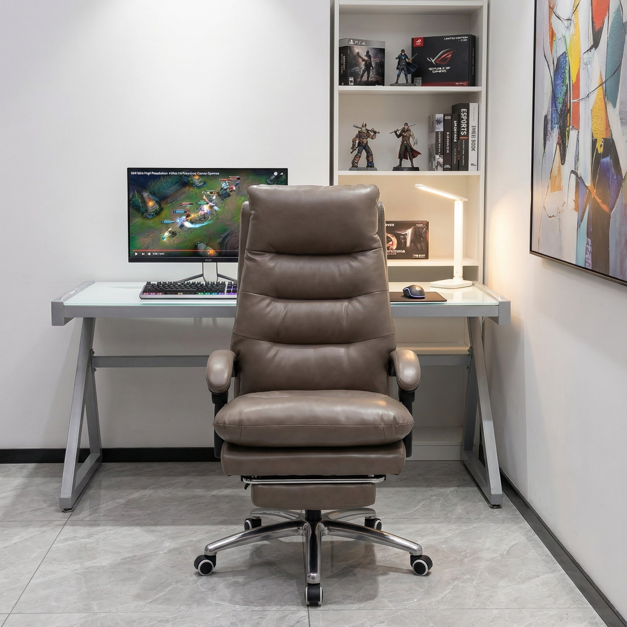 Office chair ergonomic reclining computer chair home backrest dormitory seat e-sports sofa chair boss chair