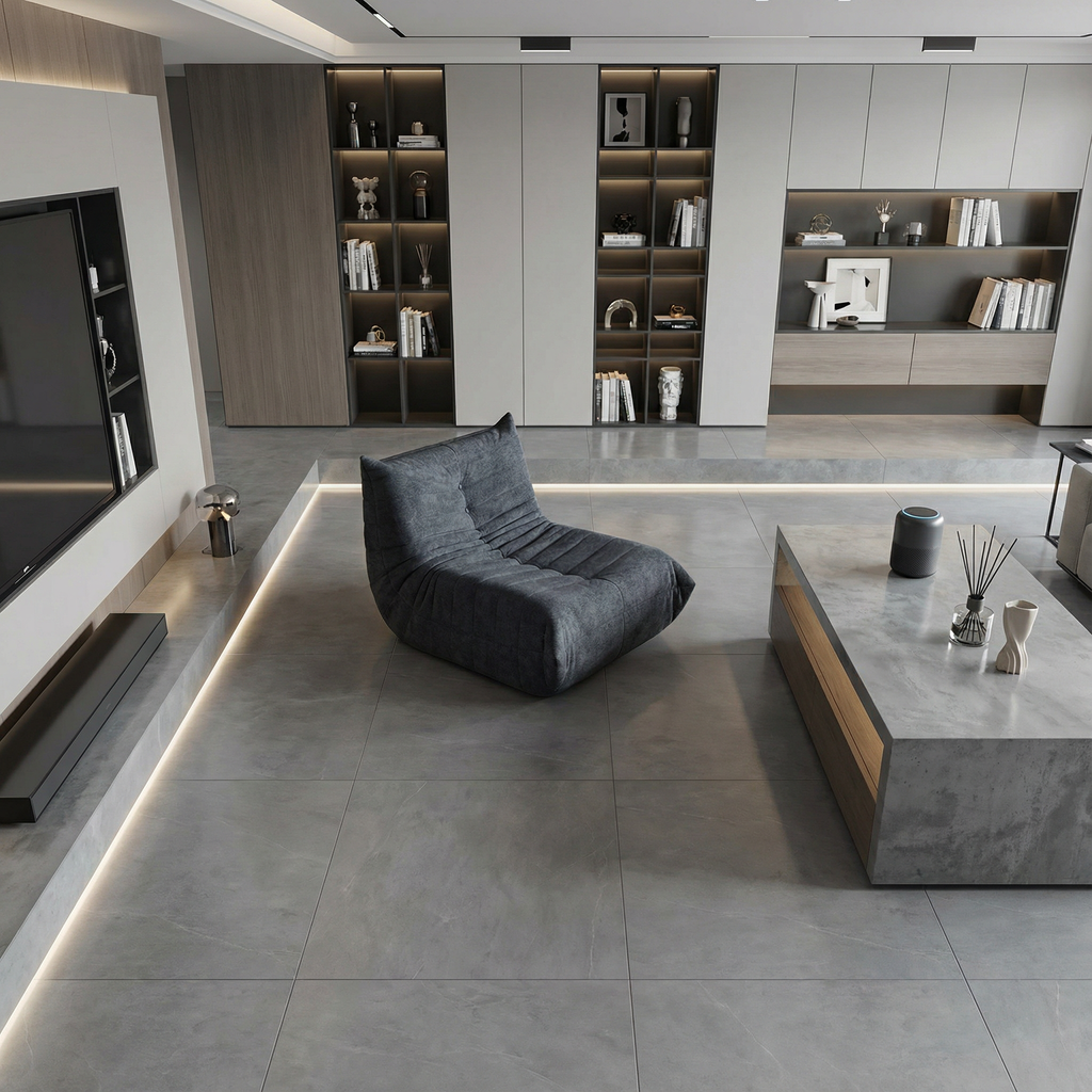 Caterpillar sofa togo dark gray living room lazy sofa reclining and sleeping single sofa balcony leisure sofa