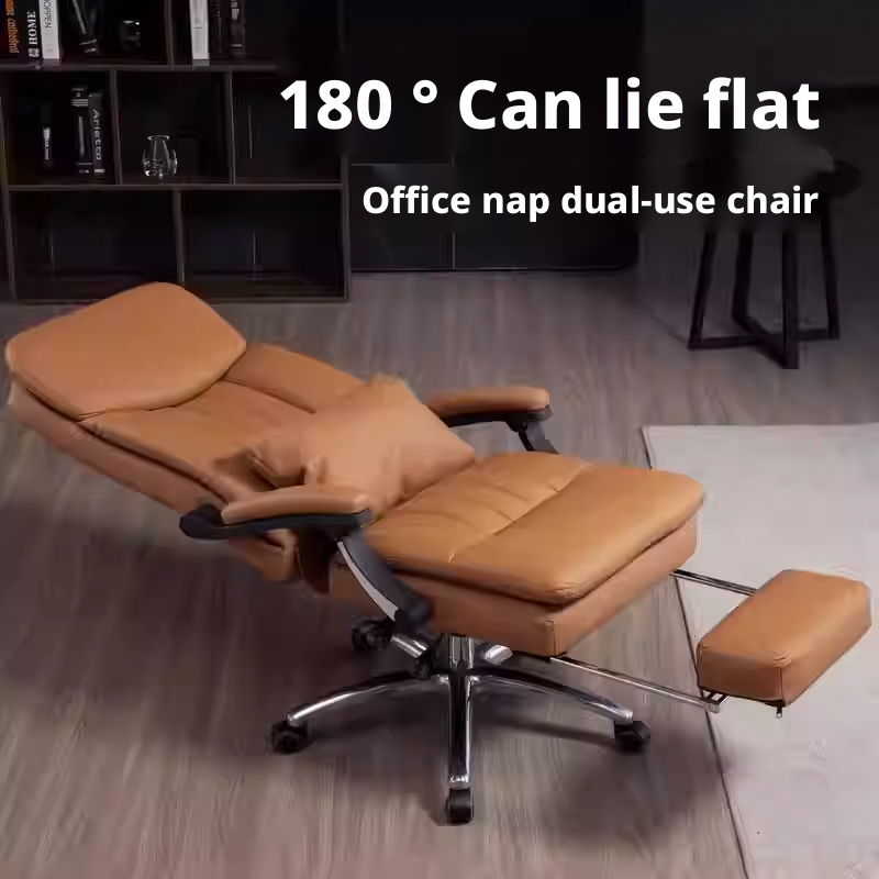 Ergonomic chair,Boss chair, office chair, comfortable, sedentary, flat 180 degree office chair, computer chair, home chair